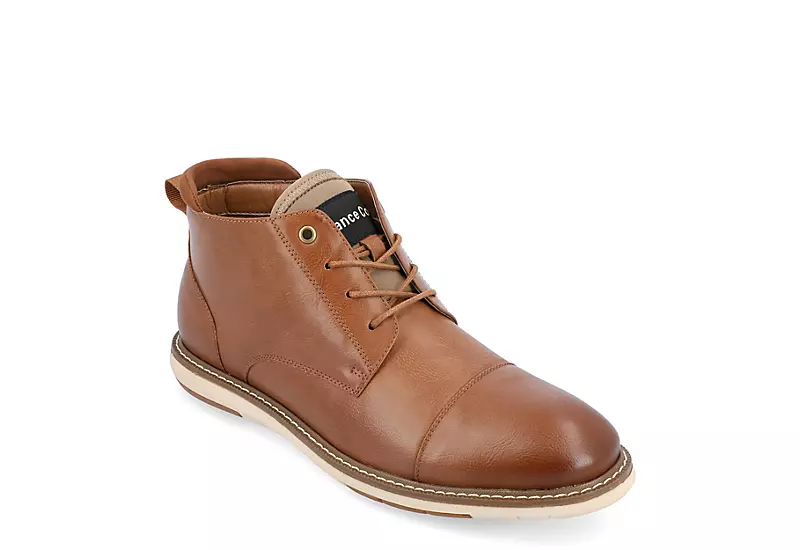 Vance Co Mens Redford Chukka Boot - Tan 1 Vance Co Mens Redford Chukka Boot - Tan