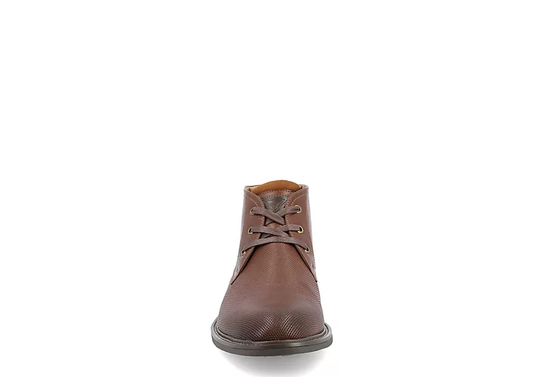 Vance Co Mens Vaughn Chukka Boot - Brown 3 Vance Co Mens Vaughn Chukka Boot - Brown - Image 3