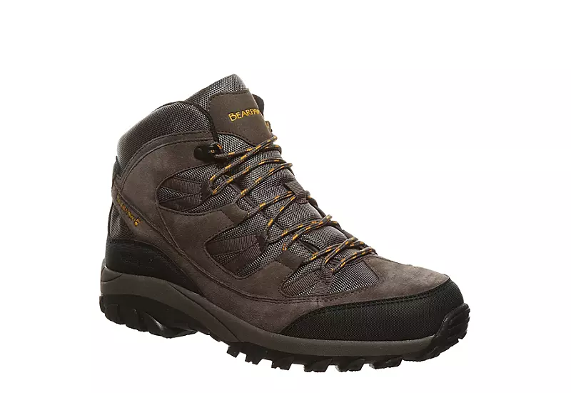Bearpaw Mens Tallac Waterproof Mid Hiking Boot - Taupe 1 Bearpaw Mens Tallac Waterproof Mid Hiking Boot - Taupe