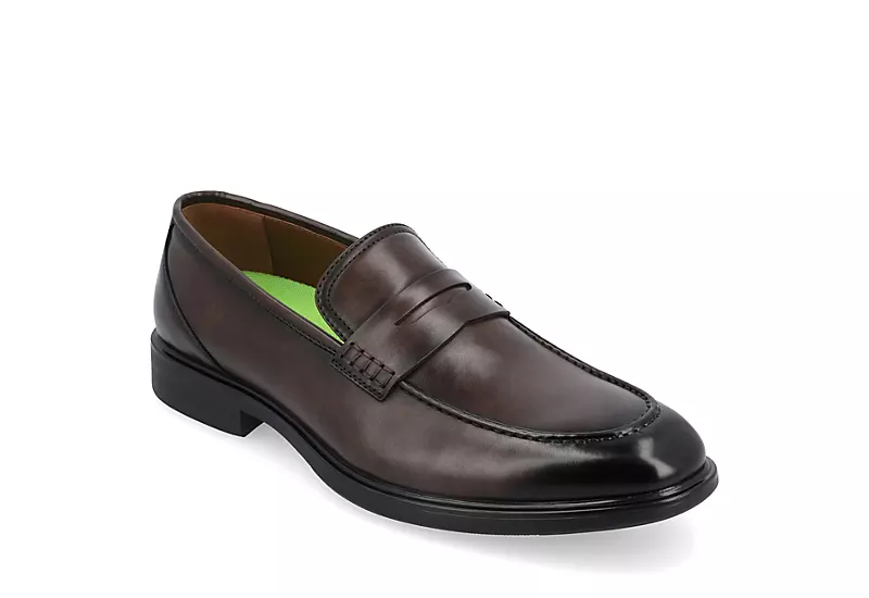 Vance Co Mens Keith Loafer Oxford - Brown 1 Vance Co Mens Keith Loafer Oxford - Brown