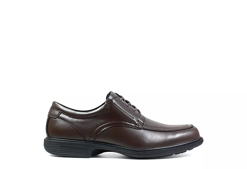 Nunn Bush Mens Bourbon Street Moc Toe Oxford - Brown 2 Nunn Bush Mens Bourbon Street Moc Toe Oxford - Brown - Image 2
