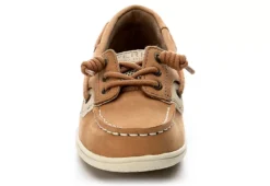 Sperry Girls Shoresider 3 Eye Boat Shoe - Tan -bergfreunde shop US 01 531329 02
