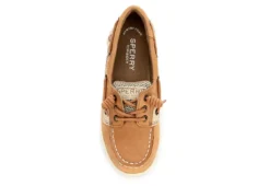 Sperry Girls Shoresider 3 Eye Boat Shoe - Tan -bergfreunde shop US 01 531329 05