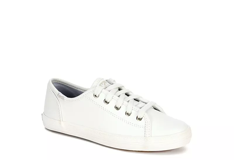 Keds Girls Kickstart Sneaker - White 1 Keds Girls Kickstart Sneaker - White