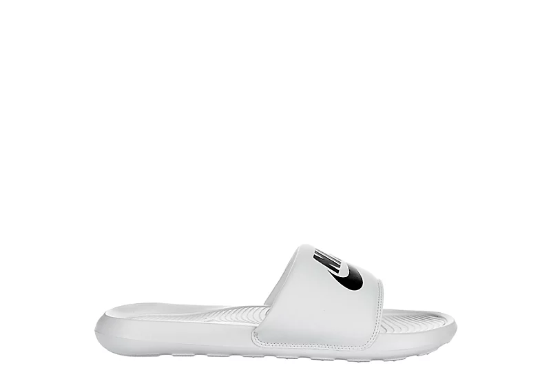 Nike Mens Victori One Slide Sandal - White 2 Nike Mens Victori One Slide Sandal - White - Image 2