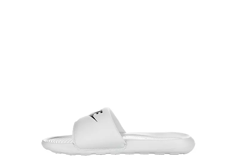 Nike Mens Victori One Slide Sandal - White 4 Nike Mens Victori One Slide Sandal - White - Image 4