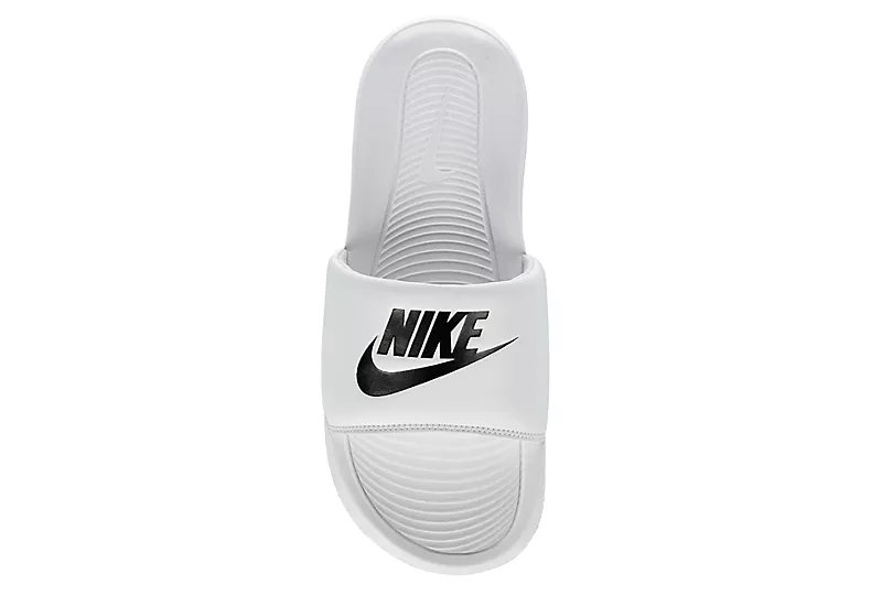 Nike Mens Victori One Slide Sandal - White 6 Nike Mens Victori One Slide Sandal - White - Image 6