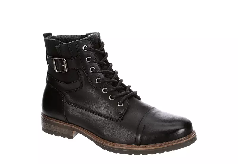 Restoration Mens Jump Lace-up Boot - Black 1 Restoration Mens Jump Lace-up Boot - Black