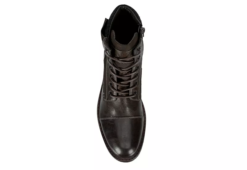 Restoration Mens Essex Lace-up Boot - Brown 6 Restoration Mens Essex Lace-up Boot - Brown - Image 6