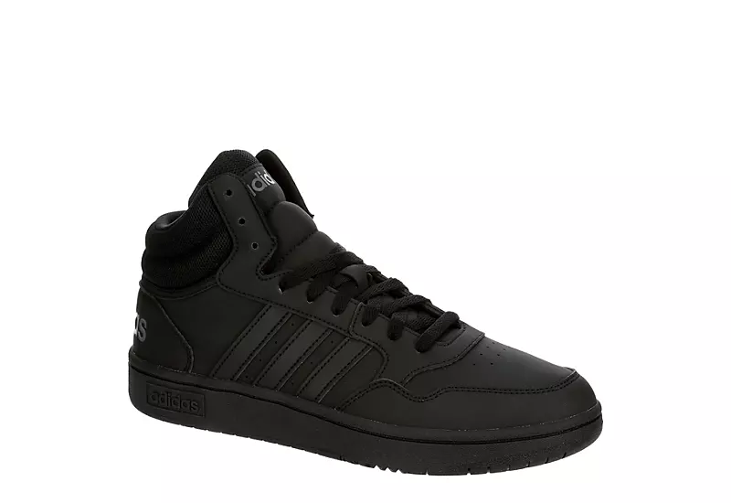 Adidas Mens Hoops 3.0 Mid Sneaker - Black 1 Adidas Mens Hoops 3.0 Mid Sneaker - Black
