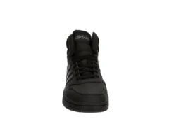 Adidas Mens Hoops 3.0 Mid Sneaker - Black 9 Adidas Mens Hoops 3.0 Mid Sneaker - Black -bergfreunde shop US 01 600493 02