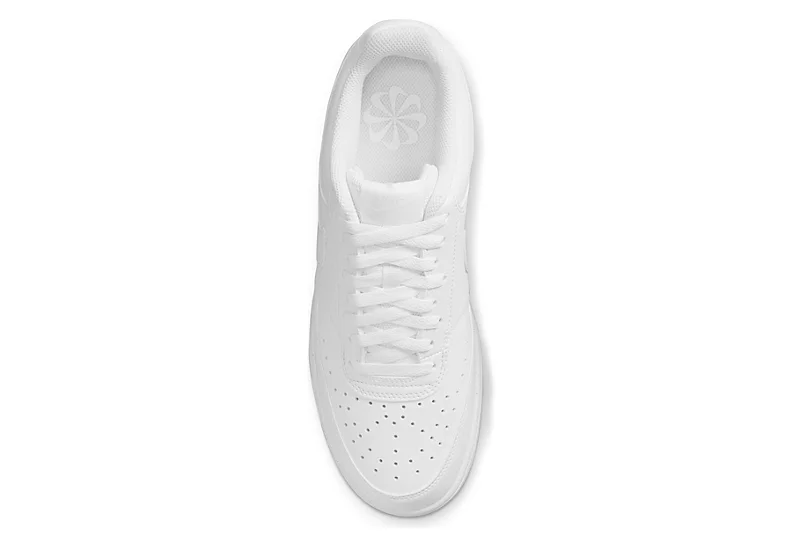Nike Mens Court Vision Low Sneaker - White 5 Nike Mens Court Vision Low Sneaker - White - Image 5