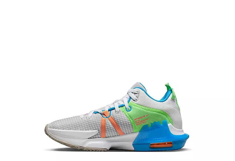 Nike Mens Lebron Witness 7 Basketball Shoe - Grey 3 Nike Mens Lebron Witness 7 Basketball Shoe - Grey - Image 3