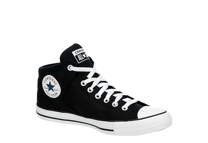 Converse Mens Chuck Taylor All Star High Street Sneaker - Black 1 Converse Mens Chuck Taylor All Star High Street Sneaker - Black