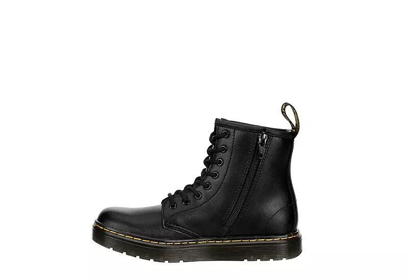 Dr. Martens Dr.martens Boys Zavala Combat Boot - Black 4 Dr. Martens Dr.martens Boys Zavala Combat Boot - Black - Image 4