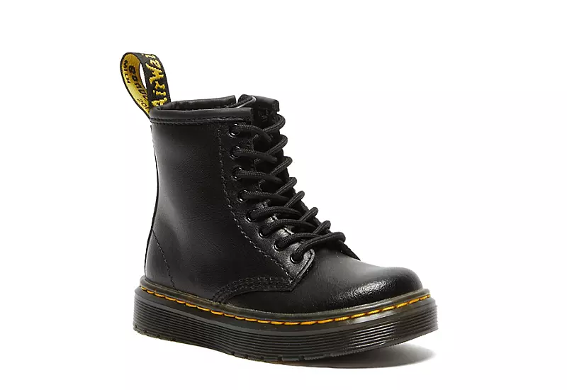 Dr. Martens Dr.martens Boys Infant Zavala Combat Boot - Black 1 Dr. Martens Dr.martens Boys Infant Zavala Combat Boot - Black