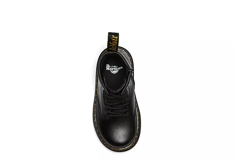 Dr. Martens Dr.martens Boys Infant Zavala Combat Boot - Black 4 Dr. Martens Dr.martens Boys Infant Zavala Combat Boot - Black - Image 4