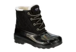 Sperry Girls Port Boot Rain Boot - Black