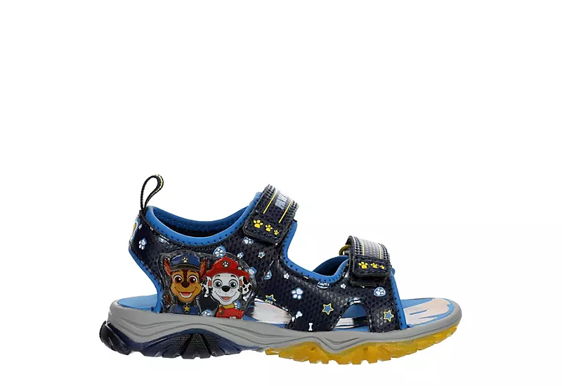 Nickelodeon Boys Infant Paw Patrol Light Up Sandal - Navy 2 Nickelodeon Boys Infant Paw Patrol Light Up Sandal - Navy - Image 2