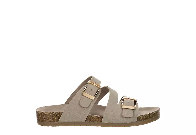 Cupcake Couture Girls Willow Footbed Sandal - Tan 2 Cupcake Couture Girls Willow Footbed Sandal - Tan - Image 2