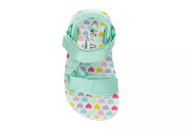 Cupcake Couture Girls Infant Oceana Outdoor Sandal - Mint 6 Cupcake Couture Girls Infant Oceana Outdoor Sandal - Mint - Image 6