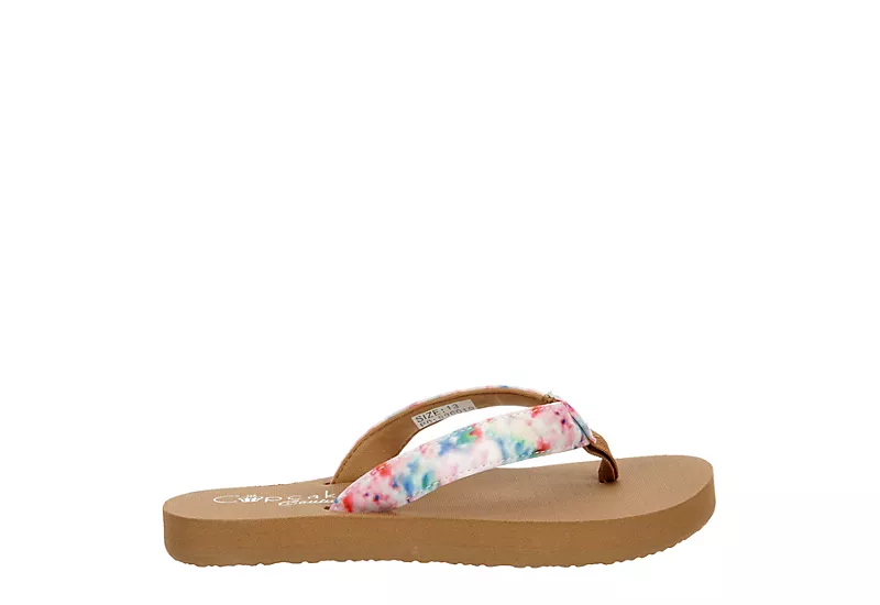 Cupcake Couture Girls Isla Flip Flop Sandal - Coral 2 Cupcake Couture Girls Isla Flip Flop Sandal - Coral - Image 2