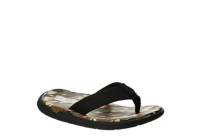 West Harris Boys Cove Flip Flop Sandal - Black 1 West Harris Boys Cove Flip Flop Sandal - Black