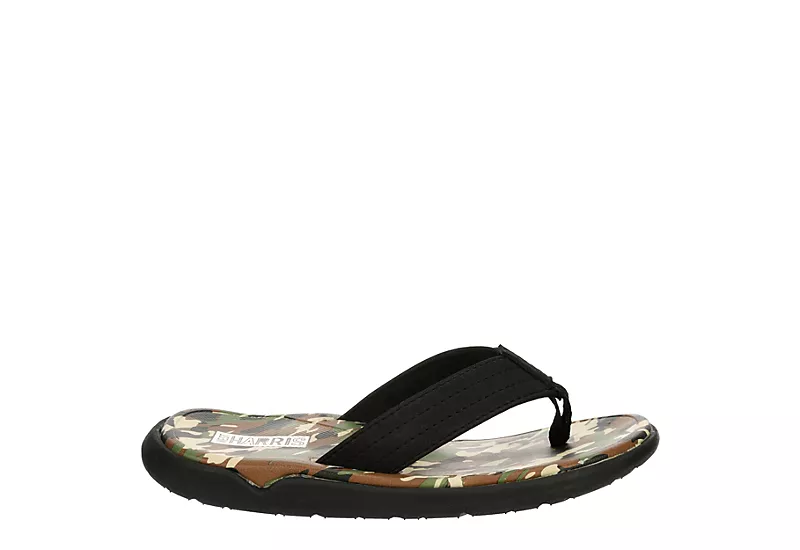West Harris Boys Cove Flip Flop Sandal - Black 2 West Harris Boys Cove Flip Flop Sandal - Black - Image 2