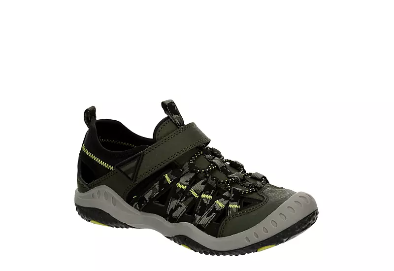 Highland Creek Boys Fisher Water Shoe - Olive 1 Highland Creek Boys Fisher Water Shoe - Olive