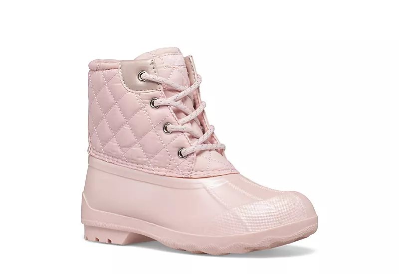 Sperry Girls Port Boot Rain Boot - Blush 1 Sperry Girls Port Boot Rain Boot - Blush