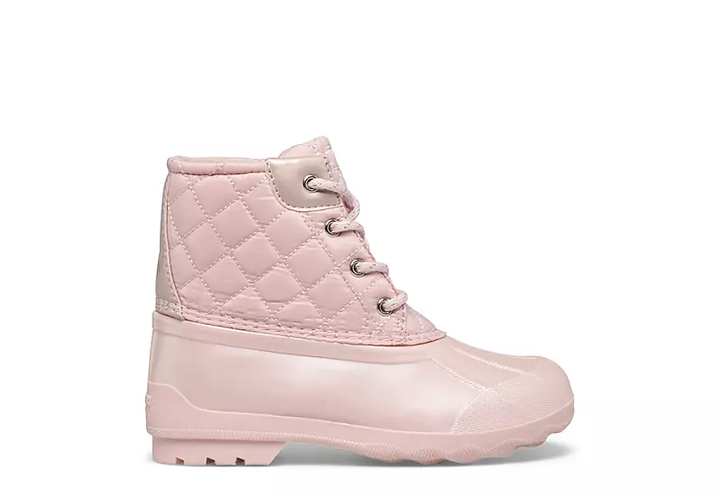 Sperry Girls Port Boot Rain Boot - Blush 2 Sperry Girls Port Boot Rain Boot - Blush - Image 2