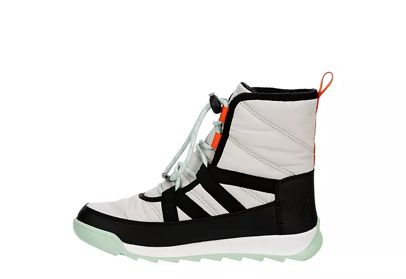 Sorel Girls Whitney Ii Short Lace Wp Snow Boot - Grey 4 Sorel Girls Whitney Ii Short Lace Wp Snow Boot - Grey - Image 4