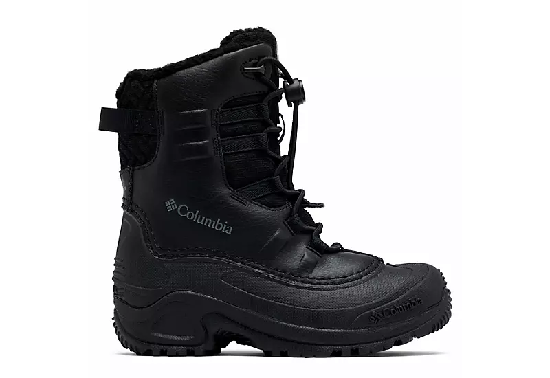Columbia Boys Bugaboot Celsius Snow Boot - Black 2 Columbia Boys Bugaboot Celsius Snow Boot - Black - Image 2