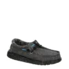 Heydude Boys Wally Youth Slip On Sneaker - Black
