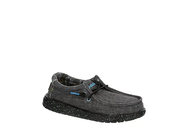 Heydude Boys Wally Youth Slip On Sneaker - Black 1 Heydude Boys Wally Youth Slip On Sneaker - Black