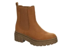 Cupcake Couture Girls Cora Chelsea Boot - Tan
