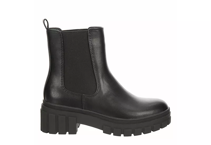 Cupcake Couture Girls Kat Chelsea Boot - Black 2 Cupcake Couture Girls Kat Chelsea Boot - Black - Image 2