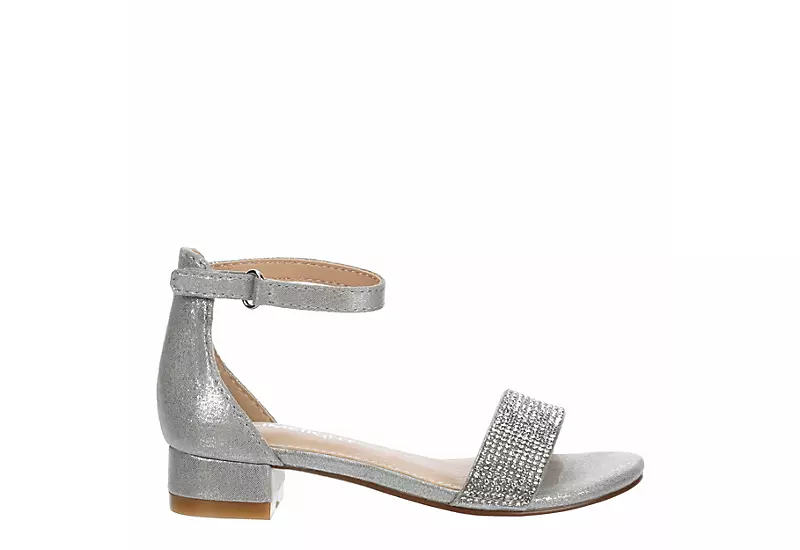Limelight Girls Infant Lil Jewel Dress Sandal - Silver 2 Limelight Girls Infant Lil Jewel Dress Sandal - Silver - Image 2