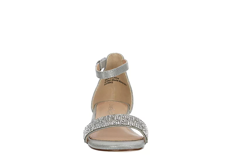 Limelight Girls Infant Lil Jewel Dress Sandal - Silver 3 Limelight Girls Infant Lil Jewel Dress Sandal - Silver - Image 3