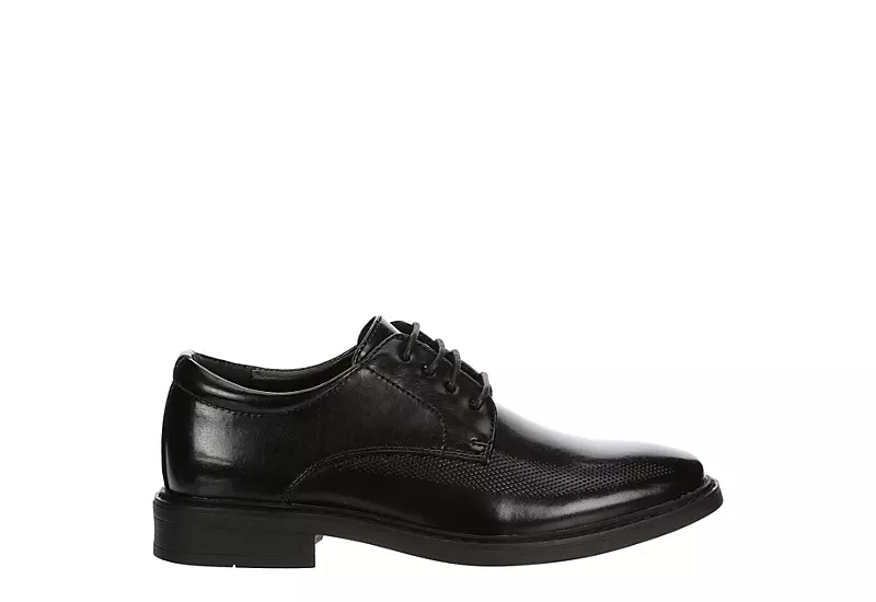 Restoration Boys Charles Dress Shoe - Black 2 Restoration Boys Charles Dress Shoe - Black - Image 2