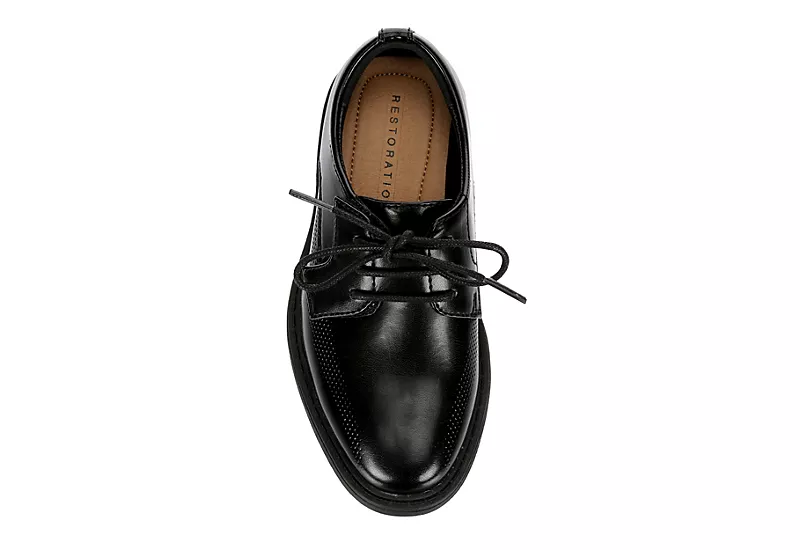 Restoration Boys Infant Lil Charles Dress Shoe - Black 6 Restoration Boys Infant Lil Charles Dress Shoe - Black - Image 6