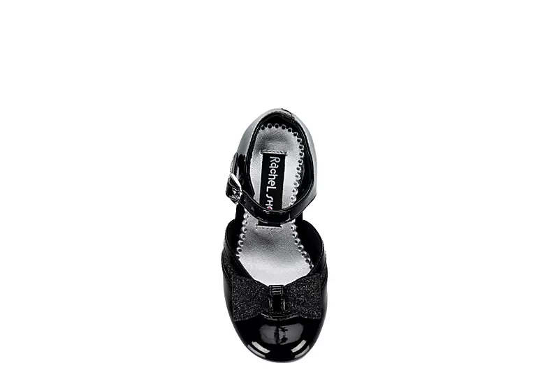 Rachel Shoes Girls Infant Lil Valeria Dress Heel - Black 6 Rachel Shoes Girls Infant Lil Valeria Dress Heel - Black - Image 6
