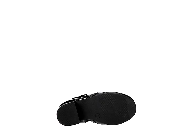 Rachel Shoes Girls Infant Lil Valeria Dress Heel - Black 7 Rachel Shoes Girls Infant Lil Valeria Dress Heel - Black - Image 7