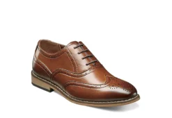Stacy Adams Boys Dunbar Oxford - Cognac