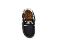 Heydude Boys Infant Wally Toddler Slip On Sneaker - Navy -bergfreunde shop US 01 702654 05