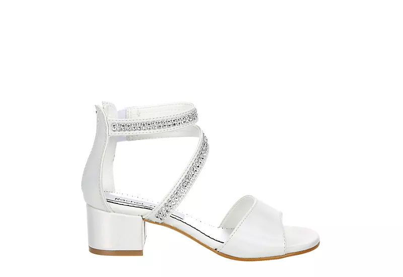 Rachel Shoes Girls Felicia Dress Heel - White 2 Rachel Shoes Girls Felicia Dress Heel - White - Image 2