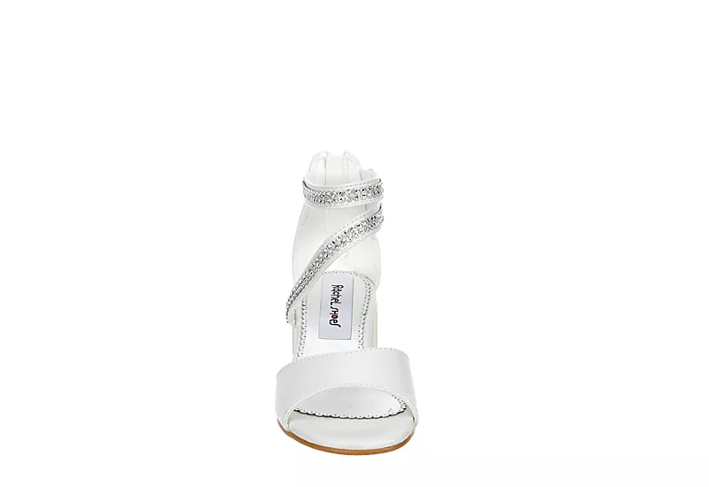 Rachel Shoes Girls Felicia Dress Heel - White 3 Rachel Shoes Girls Felicia Dress Heel - White - Image 3