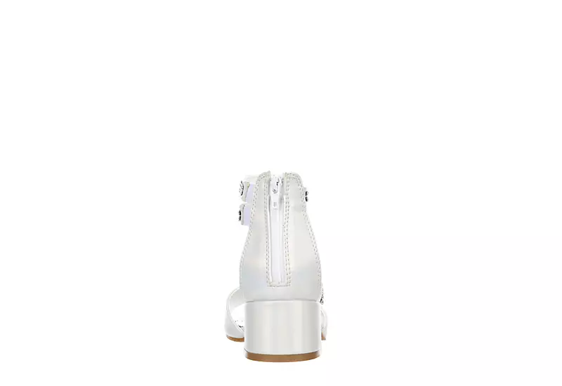 Rachel Shoes Girls Felicia Dress Heel - White 5 Rachel Shoes Girls Felicia Dress Heel - White - Image 5