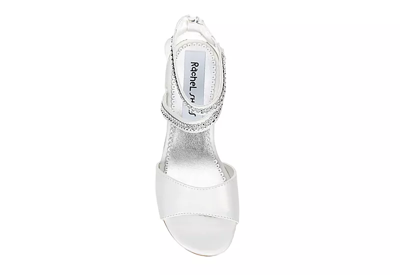 Rachel Shoes Girls Felicia Dress Heel - White 6 Rachel Shoes Girls Felicia Dress Heel - White - Image 6