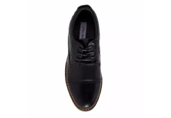 Steve Madden Boys Boliverr Dress Shoe - Black -bergfreunde shop US 01 702667 04